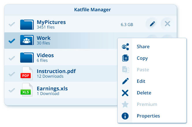 Katfile manager manage all your files with Katfile manager